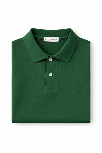 CLN-DUZ LOGOSUZ POLO YAKA T-SHIRT
