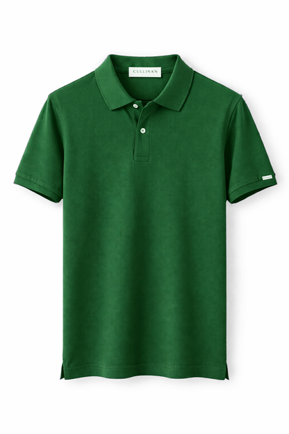 CLN-DUZ LOGOSUZ POLO YAKA T-SHIRT