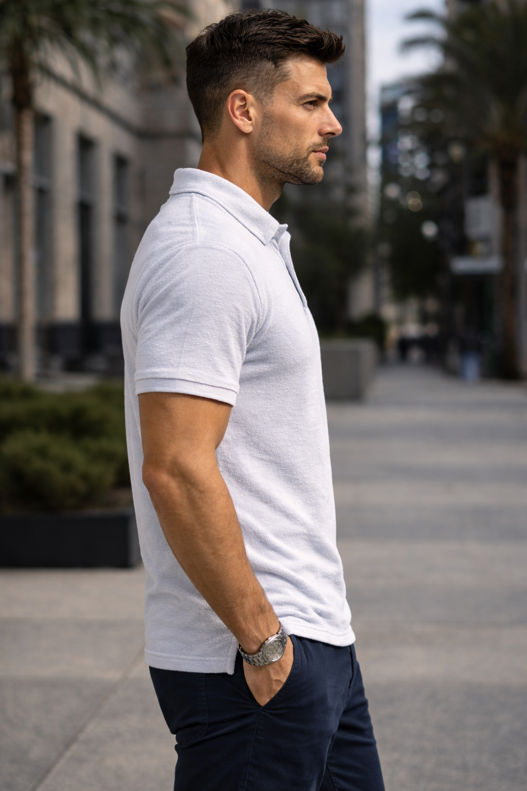 CLN- POLO YAKA HAVLU T-SHIRT