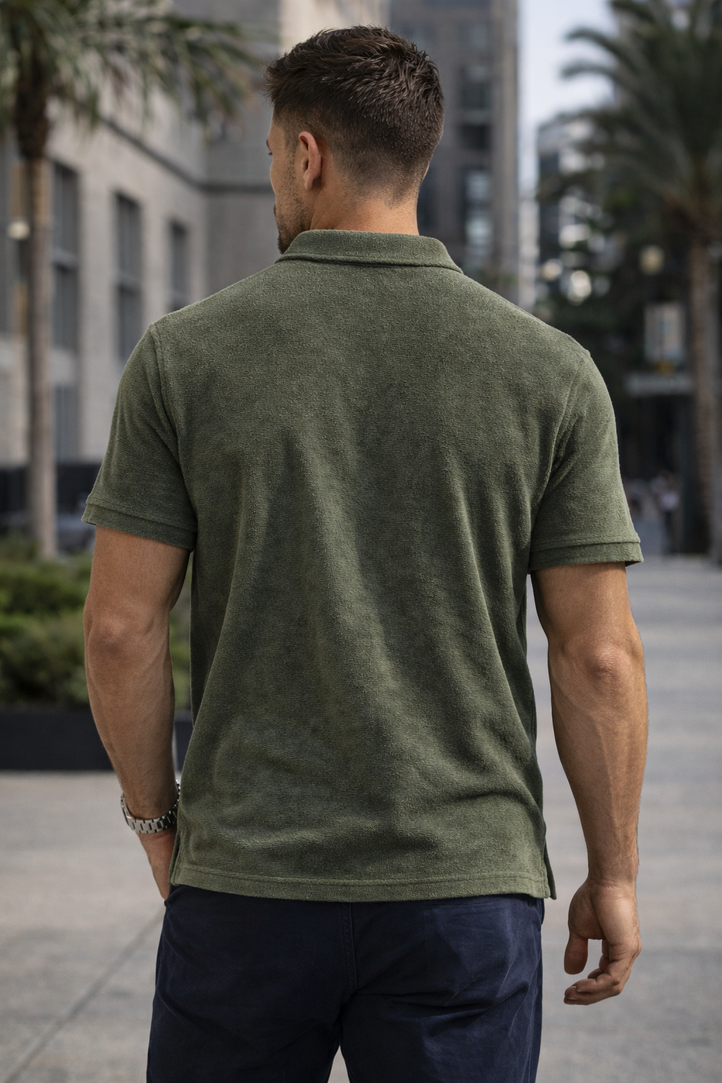 CLN- POLO YAKA HAVLU T-SHIRT