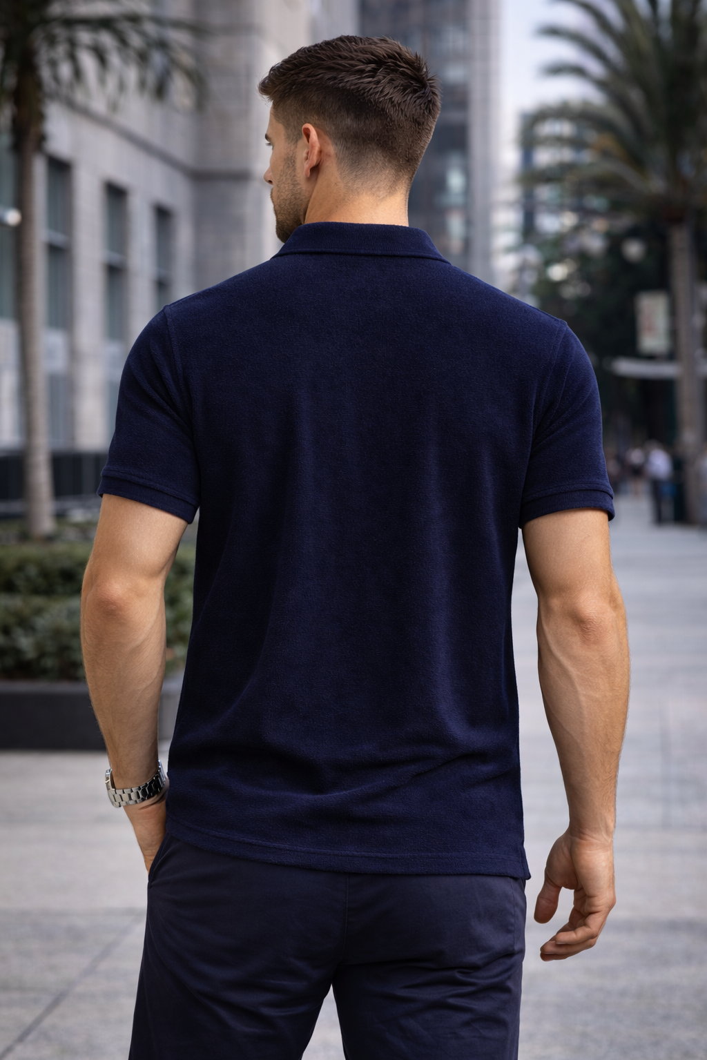 CLN- POLO YAKA HAVLU T-SHIRT