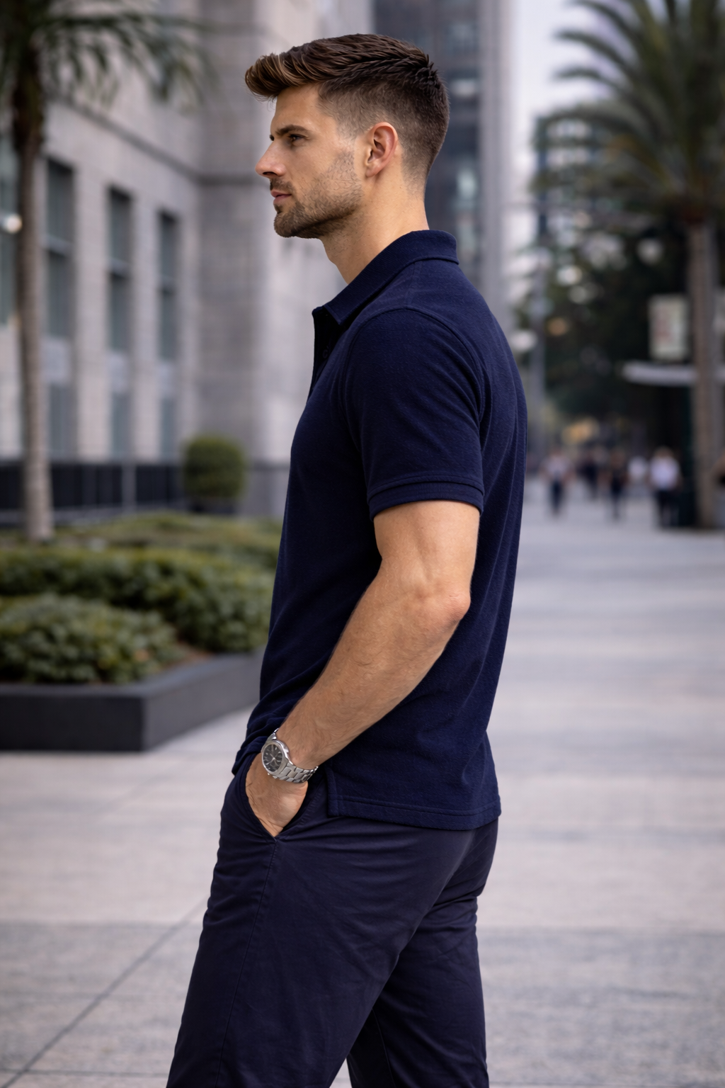 CLN- POLO YAKA HAVLU T-SHIRT