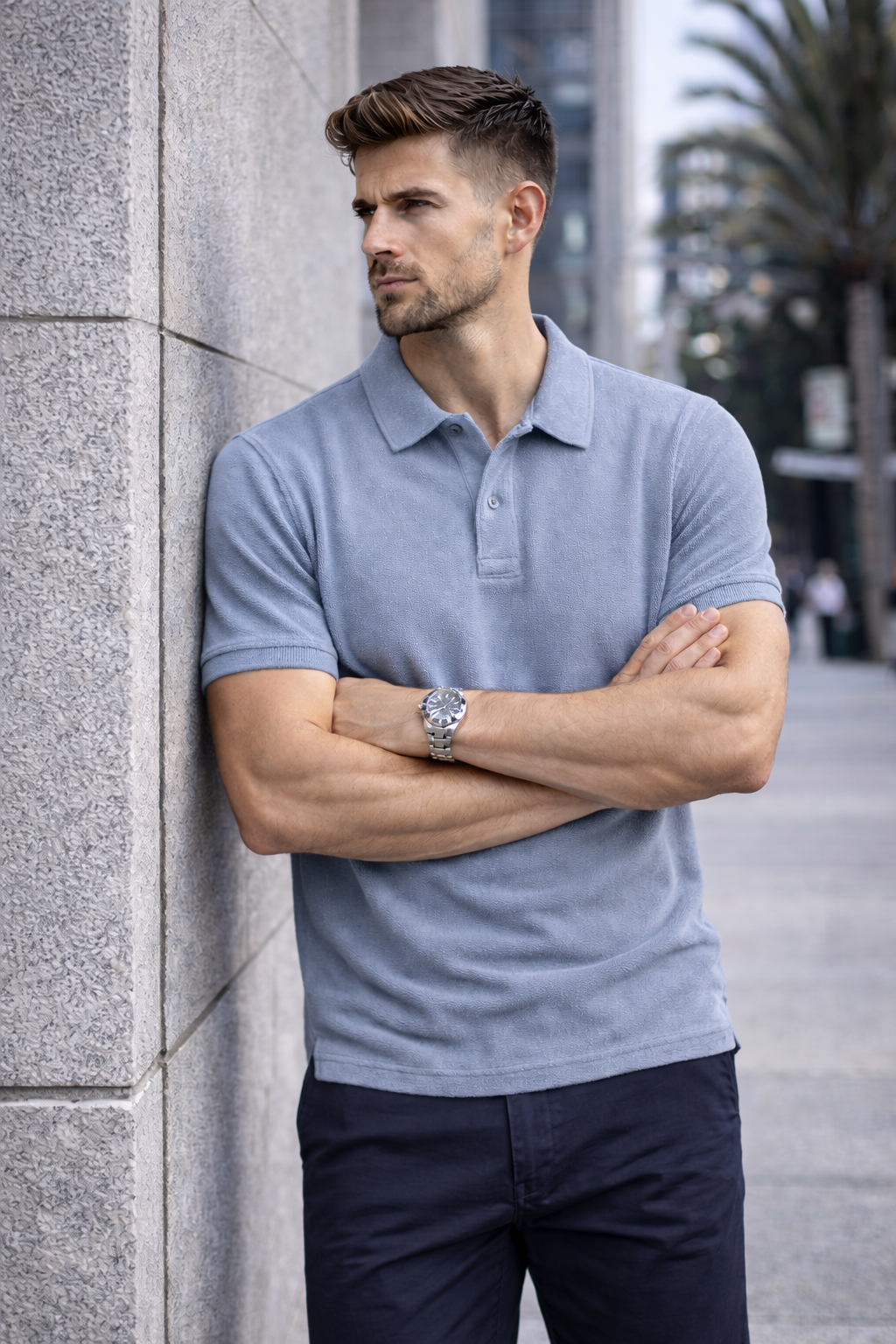 CLN- POLO YAKA HAVLU T-SHIRT