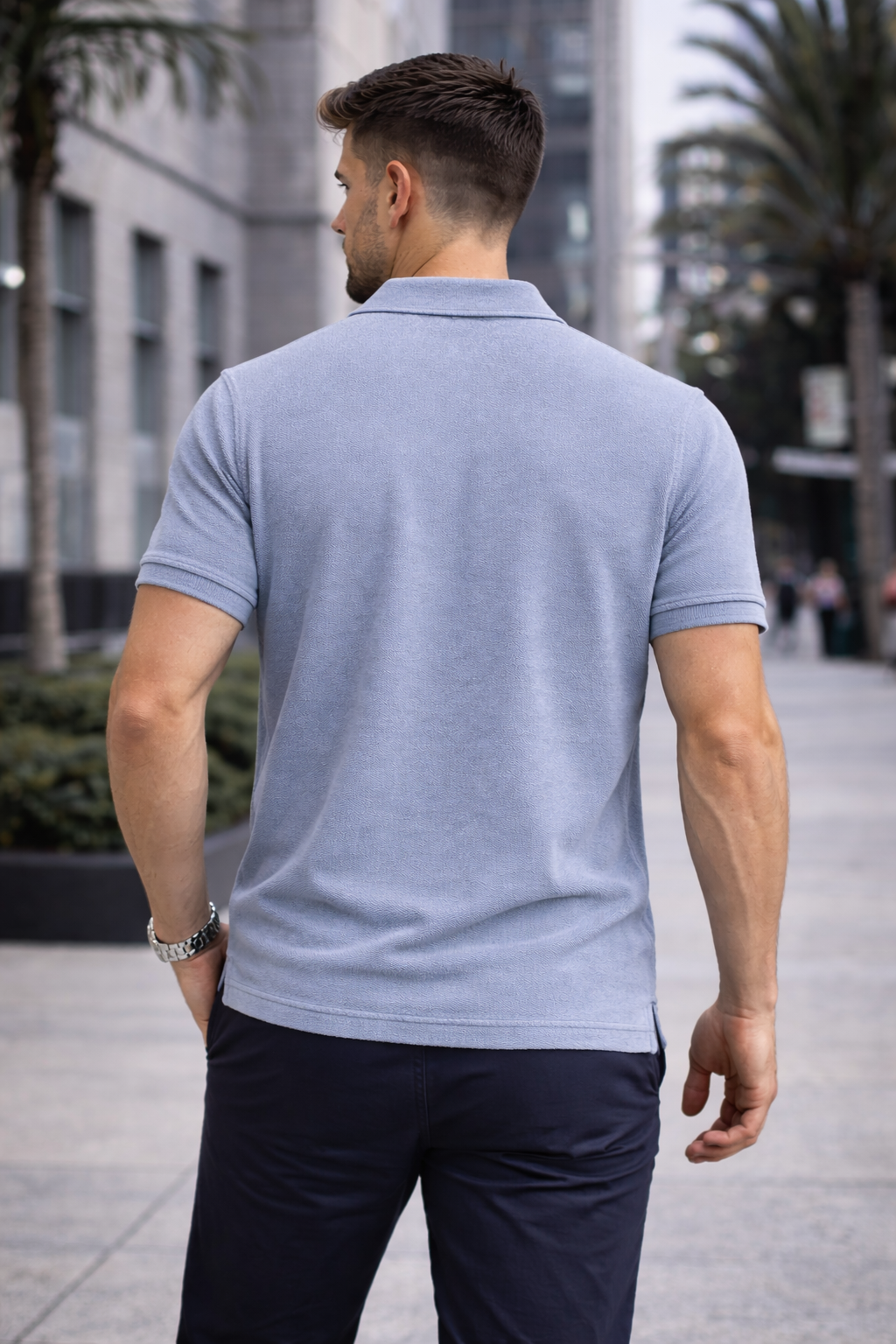 CLN- POLO YAKA HAVLU T-SHIRT