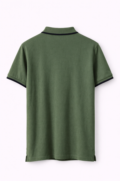 CLN-KOLU CIZGILI POLO YAKA TSHIRT