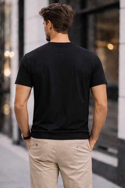 CLN- DUZ BISIKLET YAKA TSHIRT