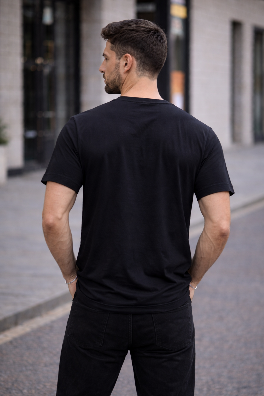 CLN-DOLU BASKI B.YAKA TSHIRT