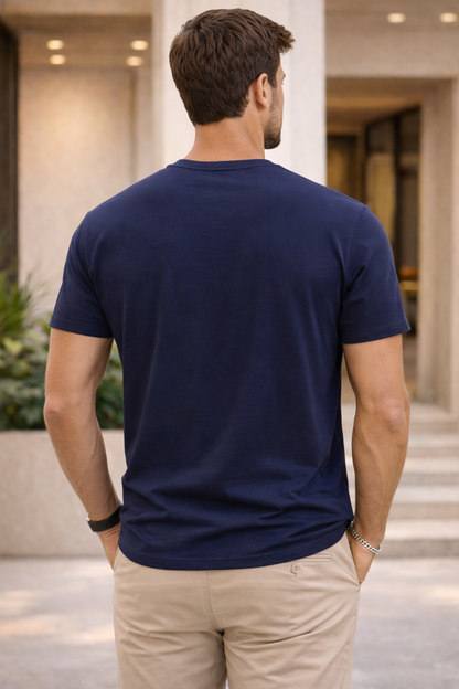 CLN-KONTÜRLÜ BASKI B.YAKA TSHIRT