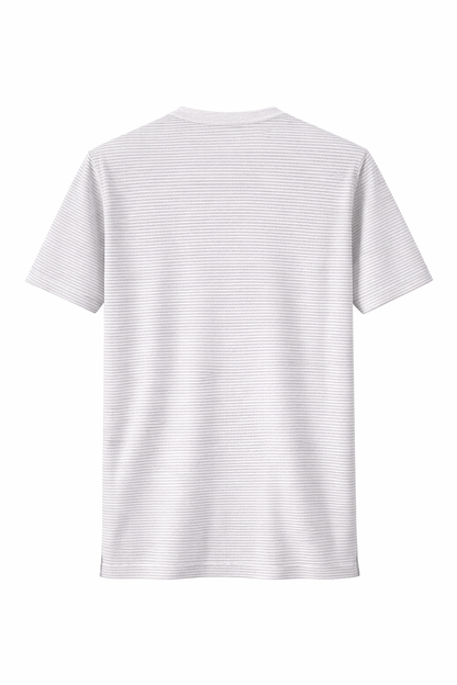 CLN-İNCE SIK ÇIZGILI T-SHIRT BISIKLET YAKA