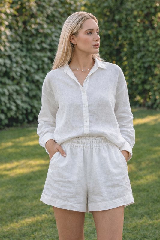 CULLINAN KADIN KETEN GÖMLEK