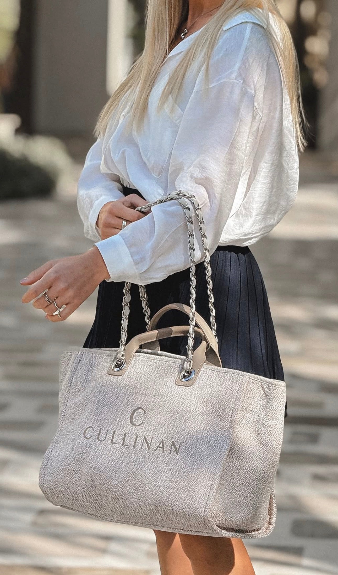 CULLINAN  LOGOLU DERI ÇANTA